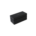 DS Customized Matte Black Wooden Jewelry Storage Gifts Cosmetic Packaging Display Boxes